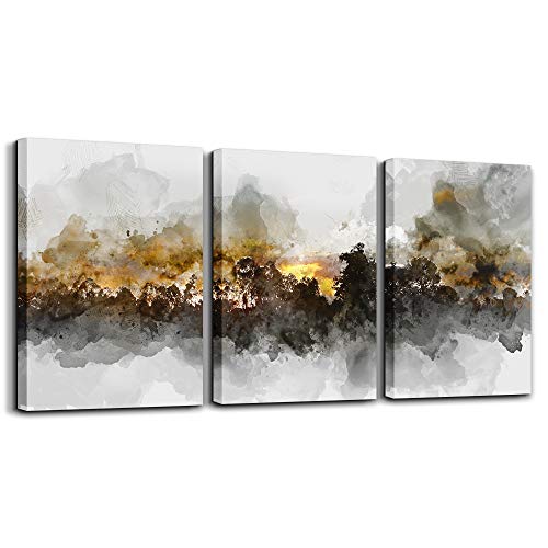 Black And White Abstract Painting