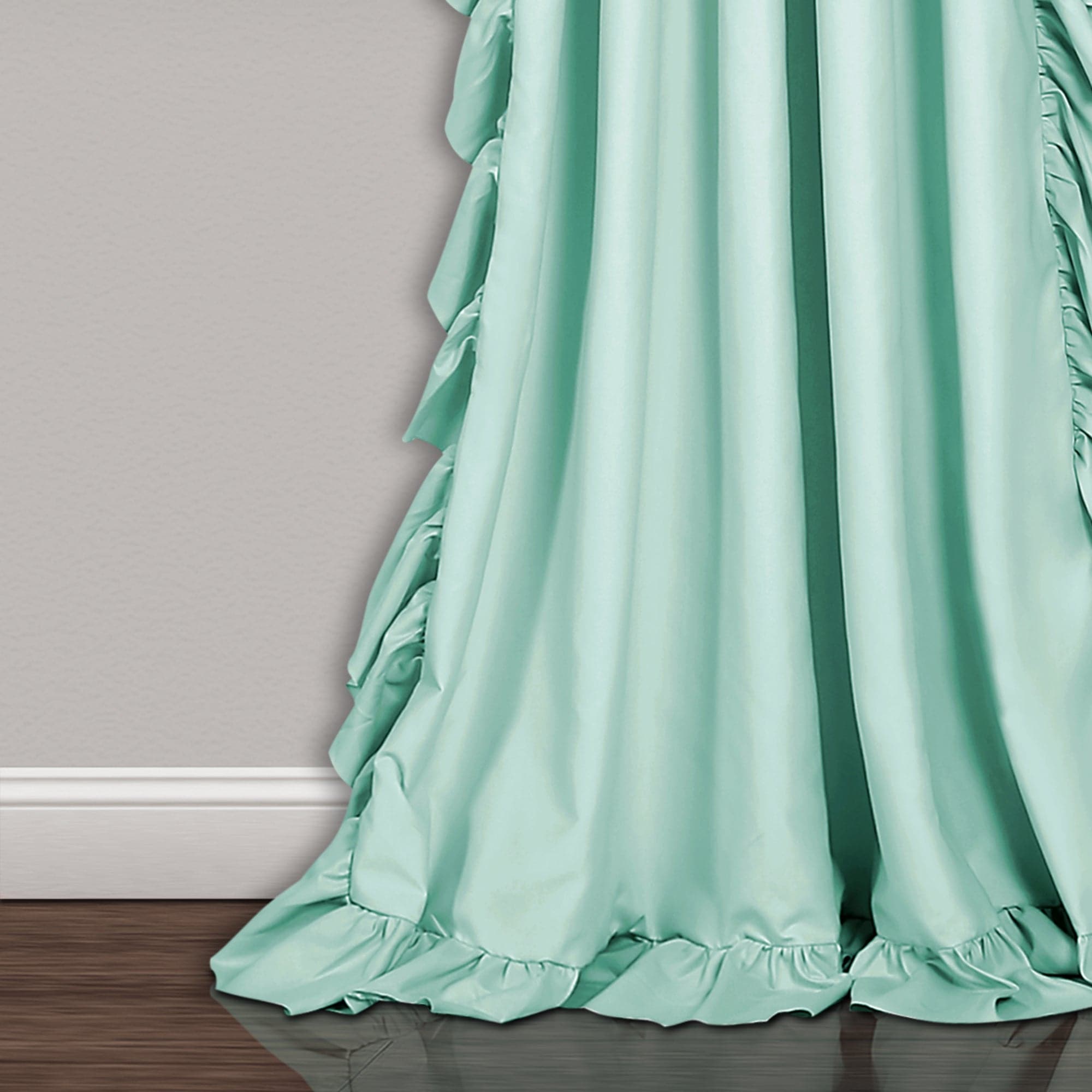 Elegant Reyna Window Curtain Panel Set - Blackout Drapes for Living Room & Bedroom - Thermal Insulated Room Darkening Curtains for Home Decor