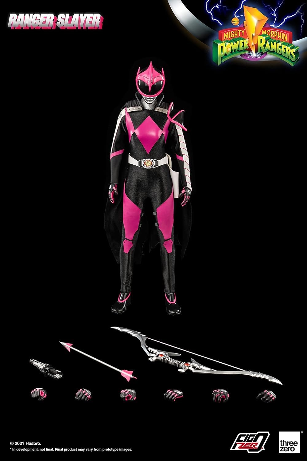 threezero Mighty Morphin Power Rangers: Ranger Slayer 1:6 Scale Collectible Action Figure - Premium Multicolor Collectible for Display & Power Rangers Fans
