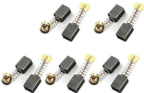 RT0700C RT0700CX3 RT0701C Replacement Carbon Motor Brushes - 5 Pairs Compatible with Compact Routers | Perfect for Woodworking, DIY Projects & Professional Use