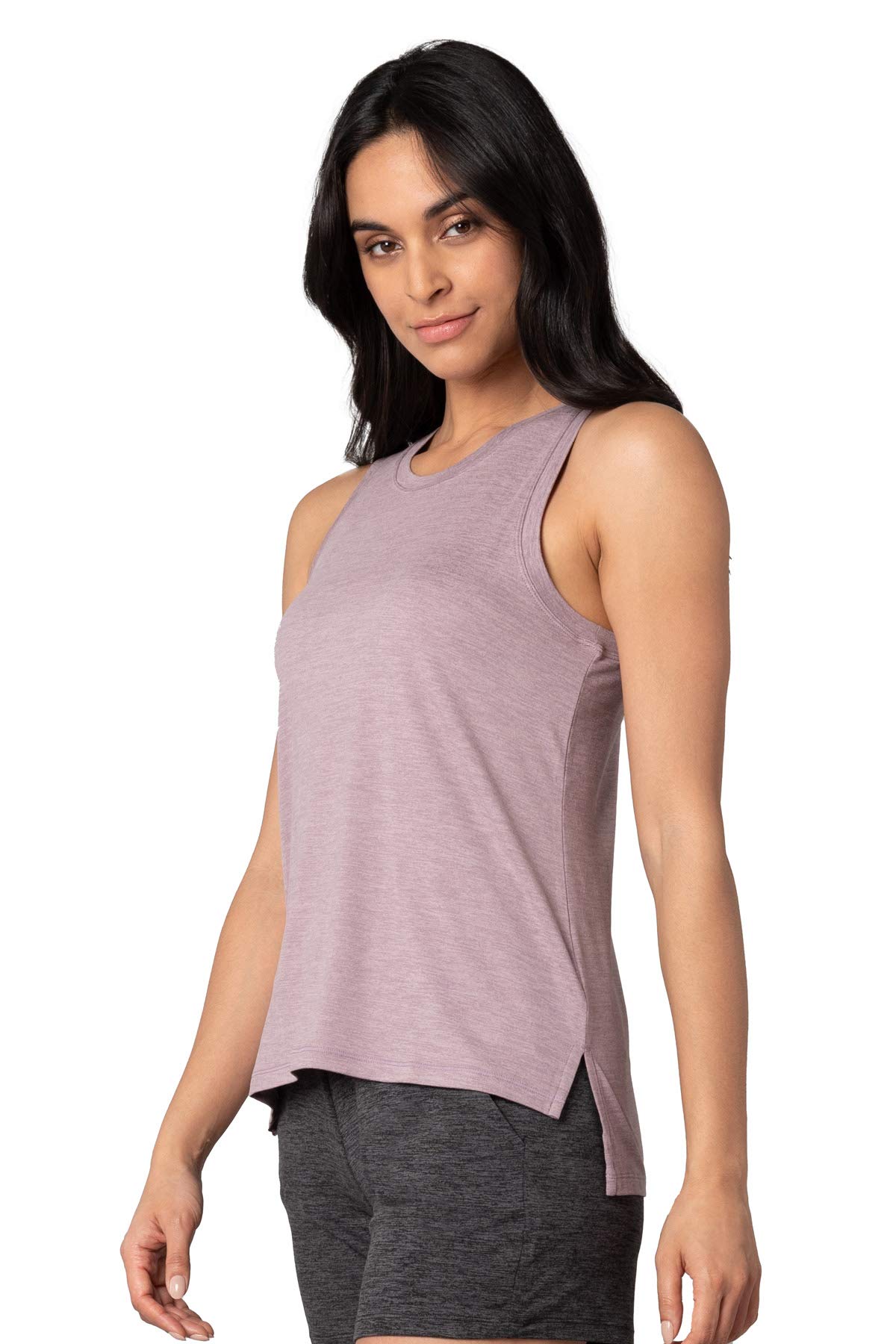 Pure & Simple Women’s Knit Crew Neck Tank Top - Soft Casual Basic Tee for Everyday Wear | Perfect for Layering, Workouts & Summer Outfits