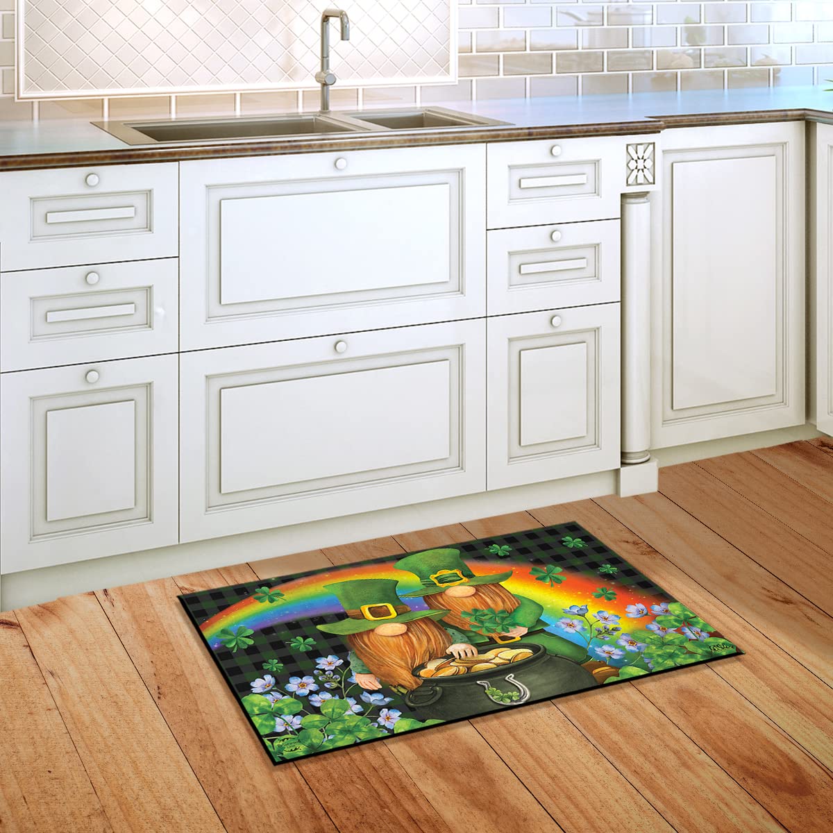 Briarwood Lane Irish Gnomes St. Patrick's Day Welcome Mat - 30