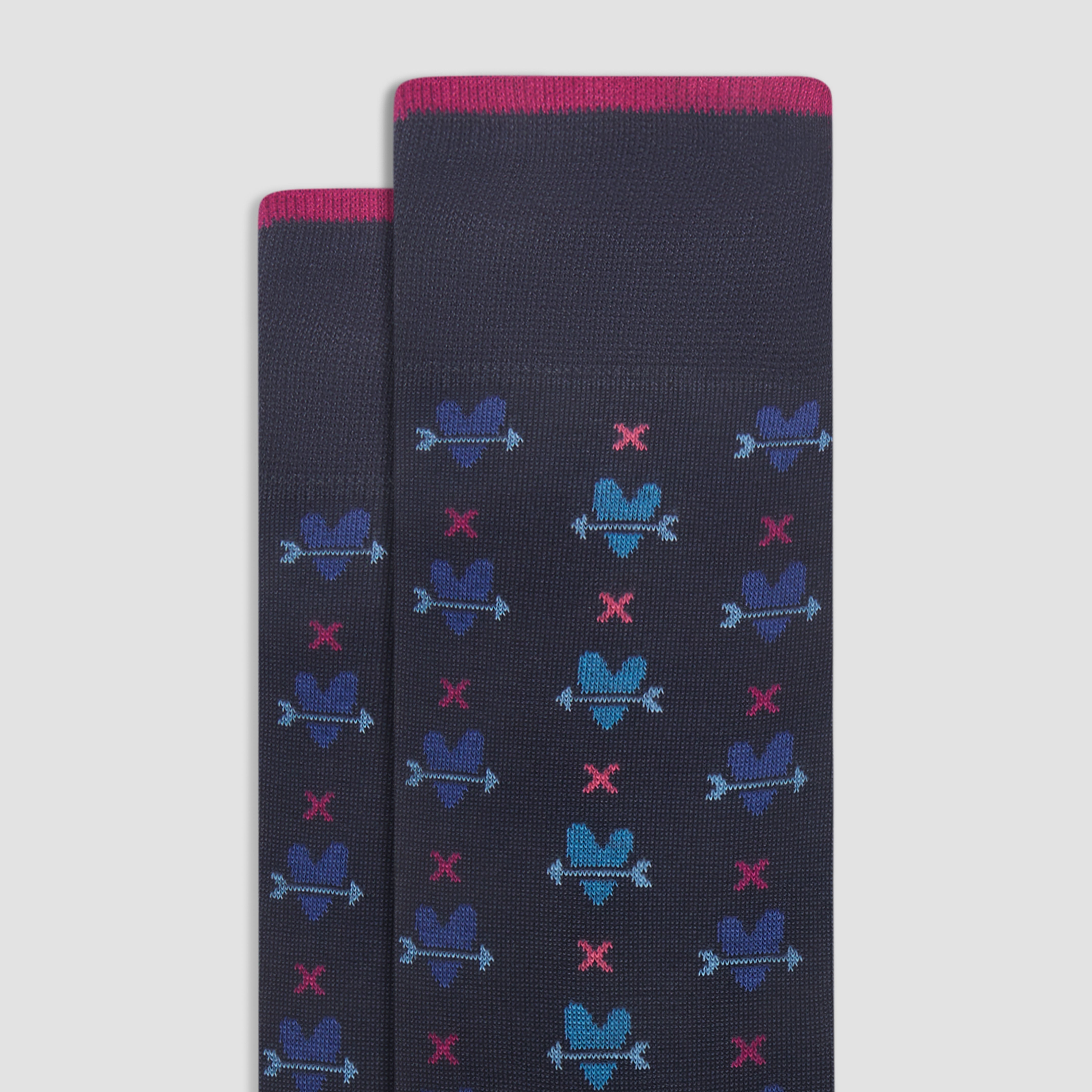 Heart & Arrow Mid Calf Socks for Women - Comfortable Cotton Blend Casual & Athletic Socks - Perfect for Running, Yoga, Workout and Everyday Wear