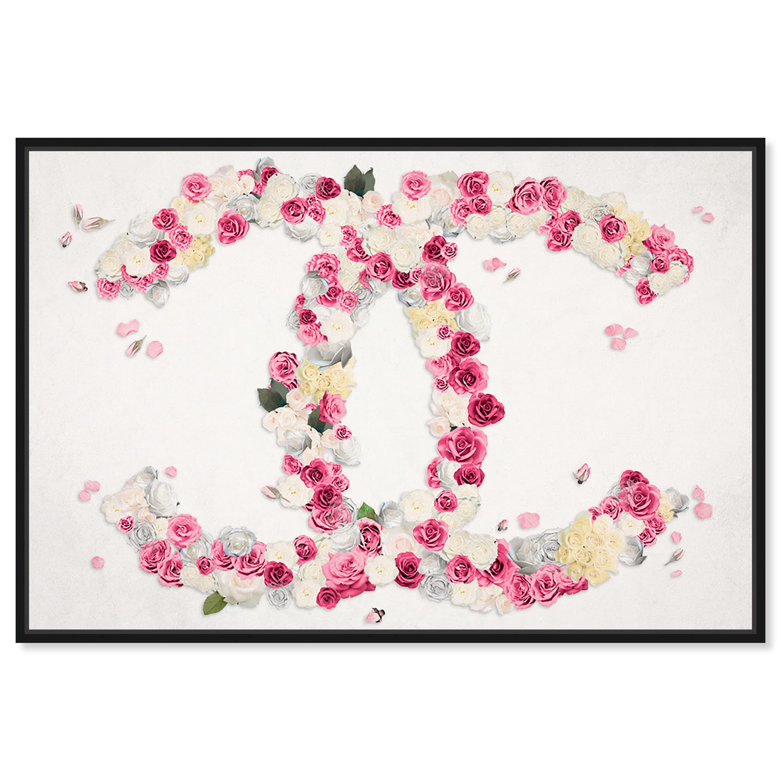 Oliver Gal Artist Co. Floral & Botanical Framed Wall Art Canvas Prints - 'Dreaming of Classic Beauty' Floral Paintings for Living Room, Bedroom & Office Decor