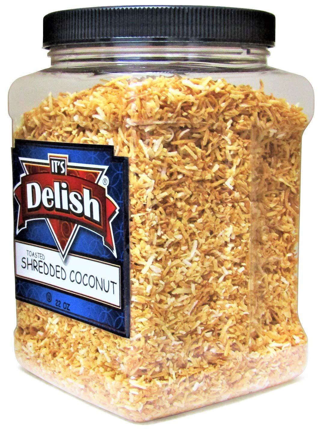 Organic Unsweetened Toasted Coconut Flakes - 22oz Jumbo Jar for Baking, Smoothies & Healthy Snacks | Premium Shredded Coconut for Desserts, Granola & Vegan Recipes