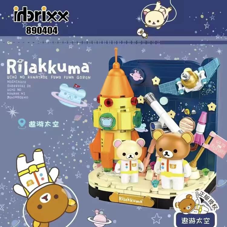 Inbrixx Rilakkuma Series Plush Toy - Cute Kawaii Bear Stuffed Animal for Kids & Adults - Perfect for Bedroom Decor, Gift Giving, and Stress Relief