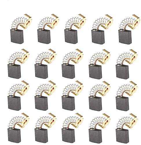 20PCS Carbon Brush Replacement (7x17x18mm) for Electric Motors & Power Tools - Compatible with DC Motors, Electronic Motors & 463 Shaft Brushes - Ideal for DIY Repairs, Home Appliances & Industrial Equipment