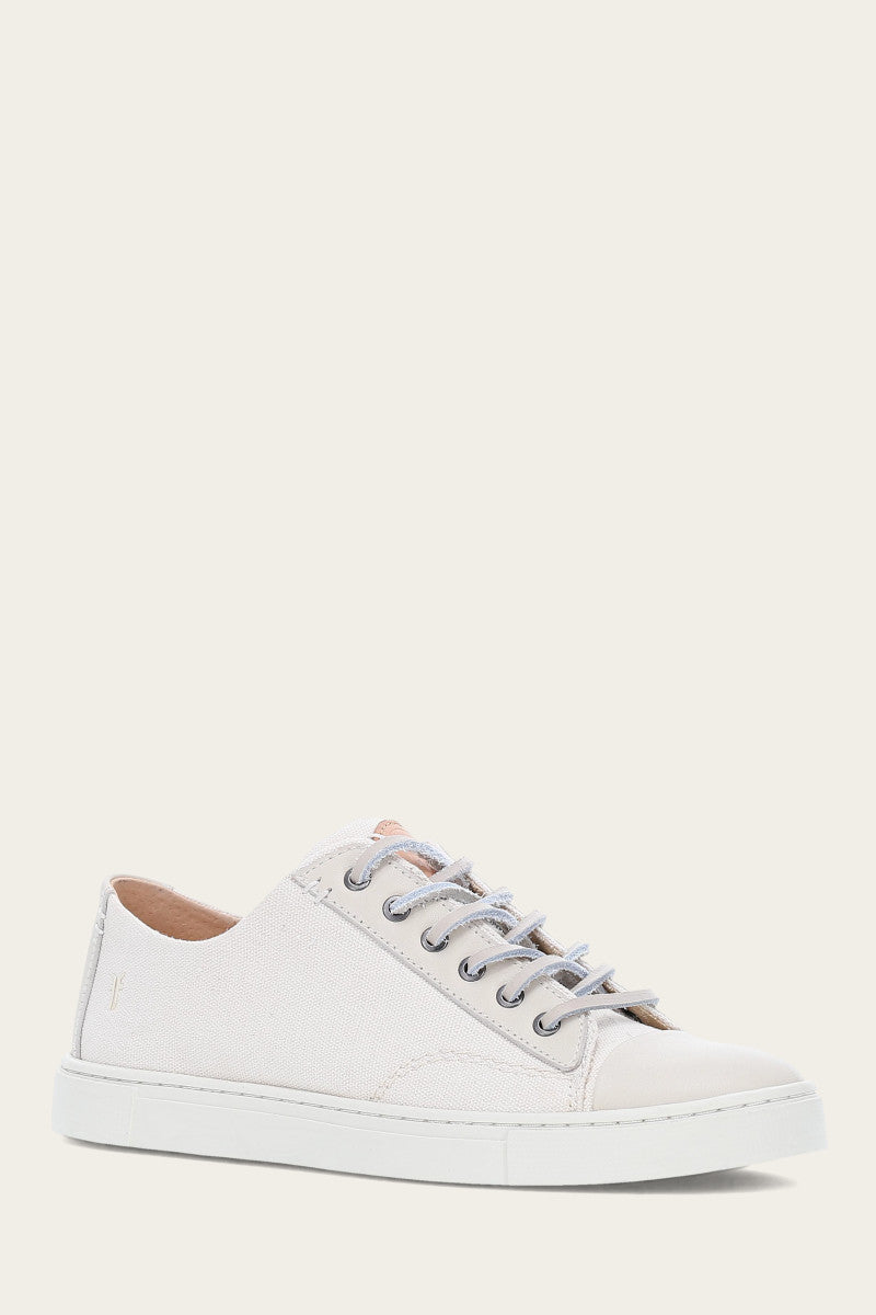 Ivy Canvas Low Lace-Up Sneakers - Comfortable Casual Shoes for Women - Perfect for Walking, Running & Everyday Wear