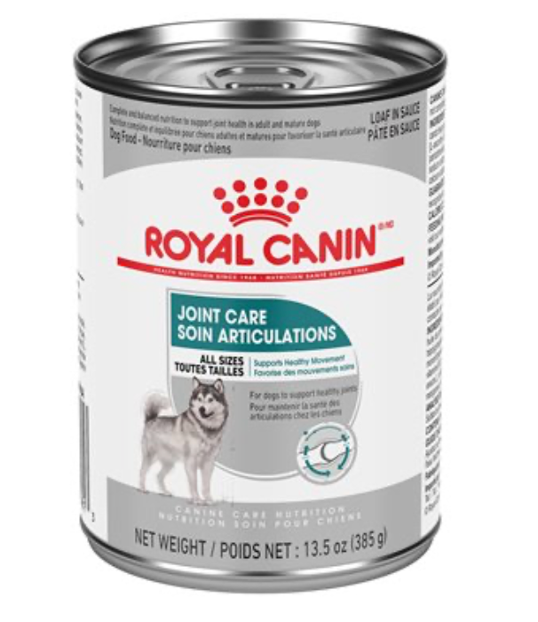 Royal Canin Canine Care Nutrition Joint Care Loaf in Sauce Dog Food - Premium Wet Food for Dogs with Joint Support - Ideal for Senior Dogs & Mobility Issues