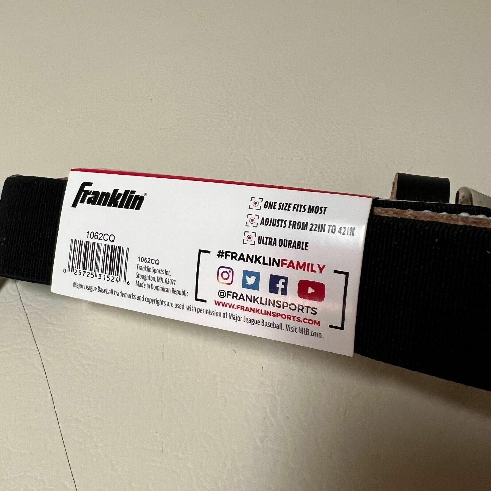 Franklin Sports Adjustable Baseball & Softball Belt - Ultra Durable 22-42 Inches - Perfect for Youth & Adult Players - Game & Practice Accessory