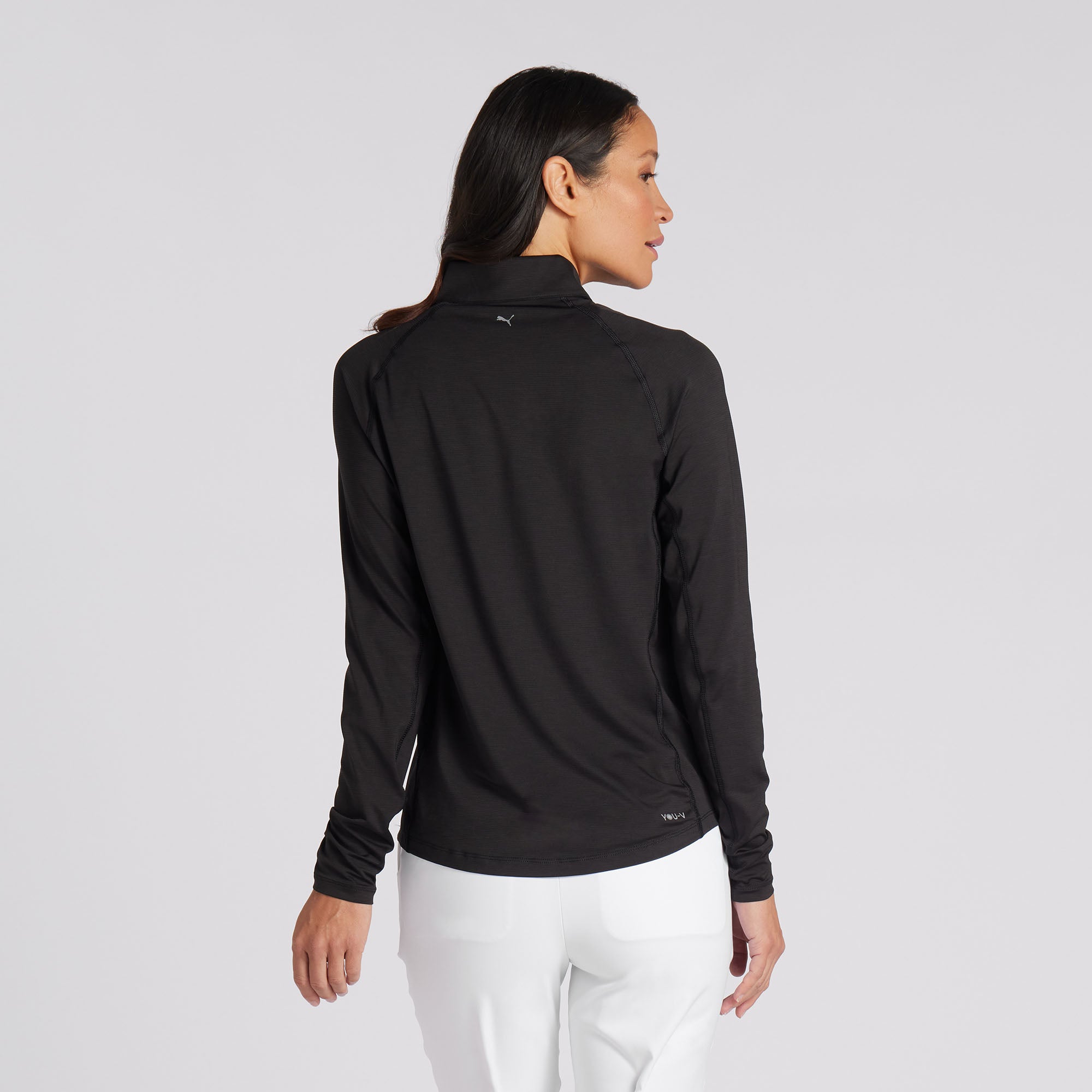 Women's YouV Solid Golf 1/4 Zip Pullover - Lightweight Performance Shirt for Golfing & Outdoor Activities - Perfect for Spring & Fall Weather