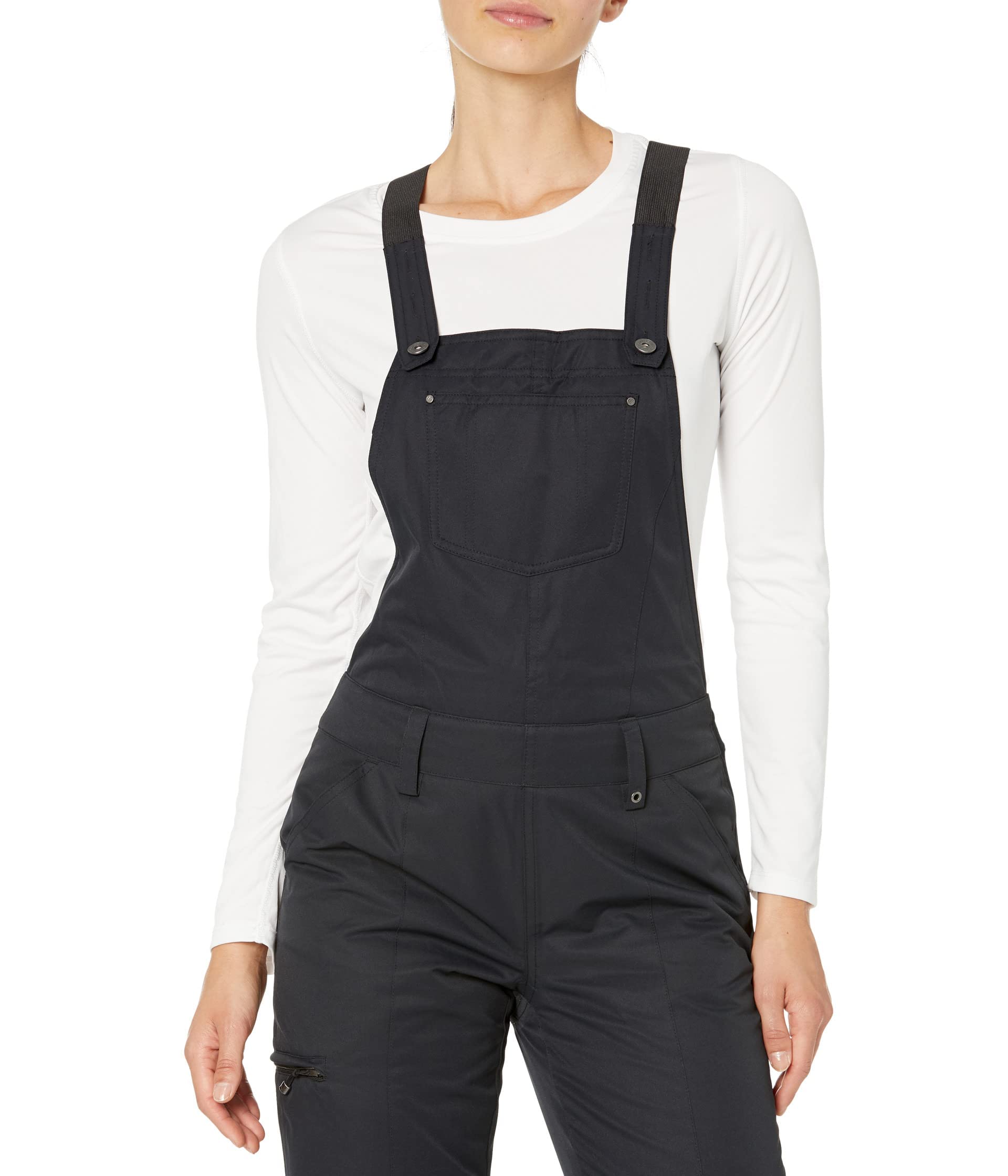 Obermeyer Malta Bib Overalls for Men - Black, Size 10 - Waterproof Workwear for Outdoor Activities, Hiking & Farming