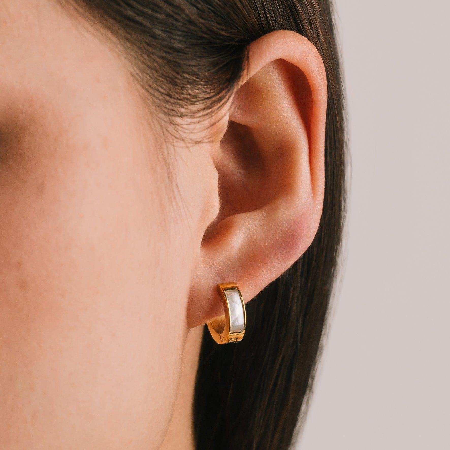 Tofino Huggie Hoop Earrings for Women - 14K Gold Plated Small Hoop Earrings - Minimalist Dainty Huggie Earrings for Everyday Wear - Perfect for Work, Date Night & Casual Outfits