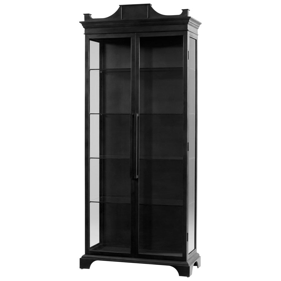 Cyan Design 10949 Bethlem Cabinet - Black Wooden Storage Cabinet for Living Room, Bedroom & Office Organization