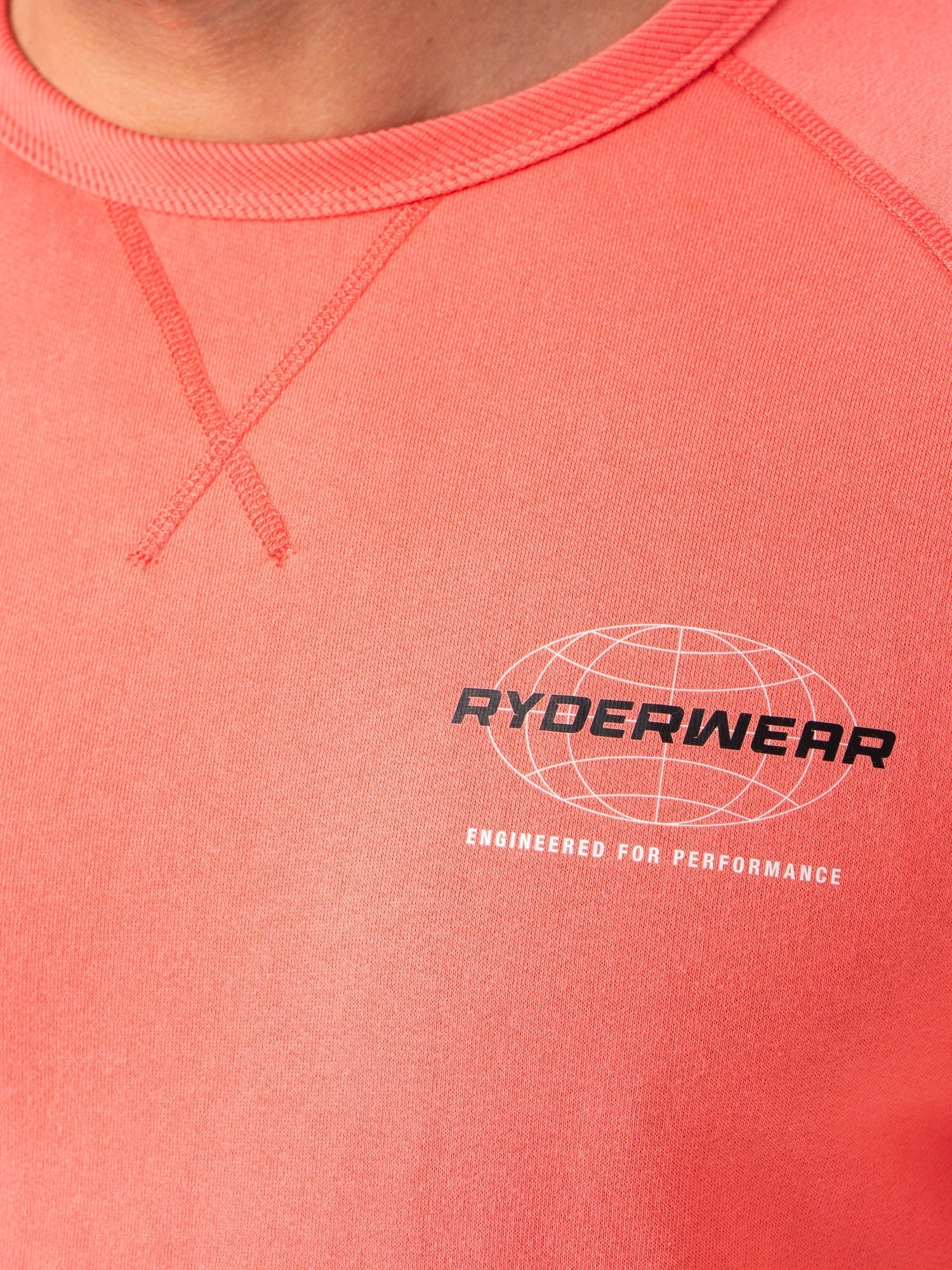 Energy Crew Neck Coral T-Shirt - Comfortable & Stylish Casual Wear for Men & Women - Perfect for Gym, Workout, and Everyday Outfits