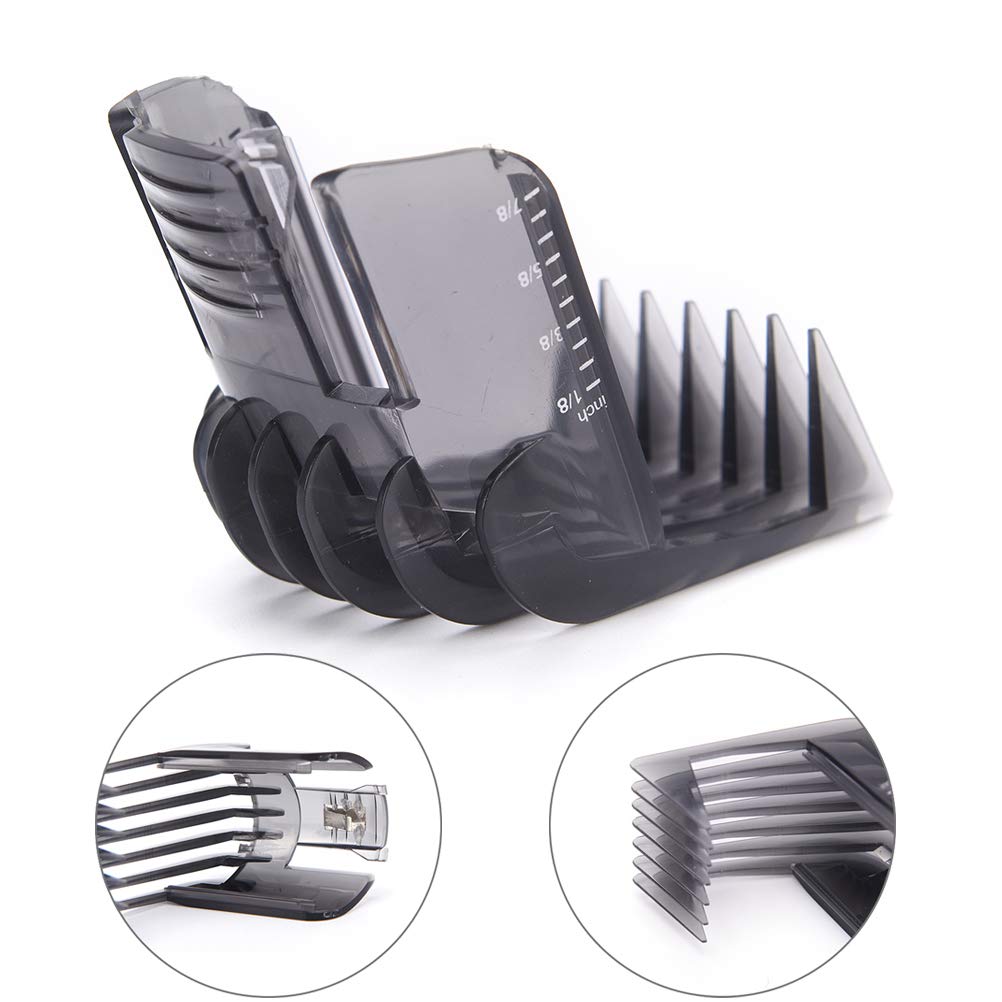 Philips QC5105 QC5115 QC5120 QC5125 QC5130 QC5135 Replacement Hair Clipper Comb - Perfect for Home Haircuts & Professional Grooming