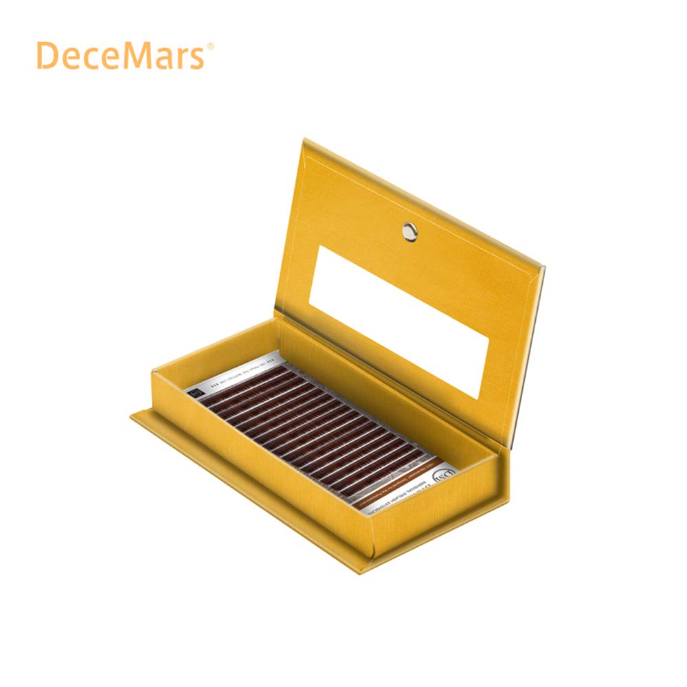 Dark Brown Eyelash Extensions - JBCD Curl 8-20mm Mixed Length Individual Auburn Lashes for Professional Salon & Home Use | Perfect for Volume Fans & Natural Looks