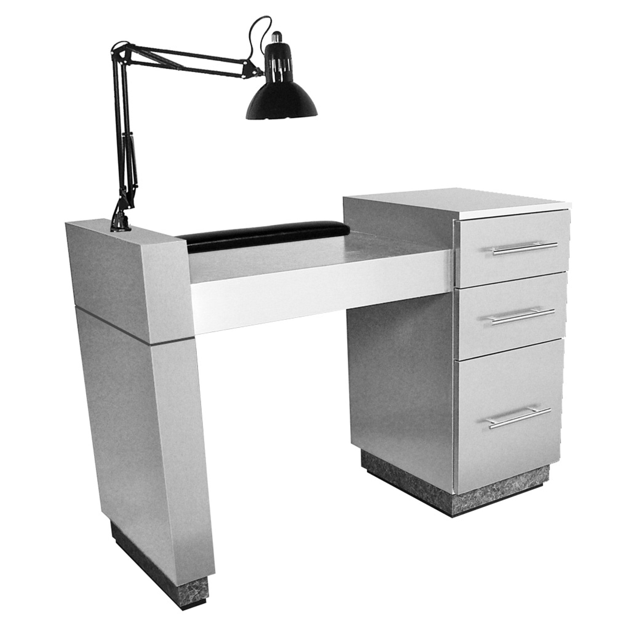 Professional Manicure Table for Salons & Home Use - Adjustable Height Nail Spa Table with Storage Drawer & LED Light - Perfect for Nail Technicians, DIY Manicures & Pedicures