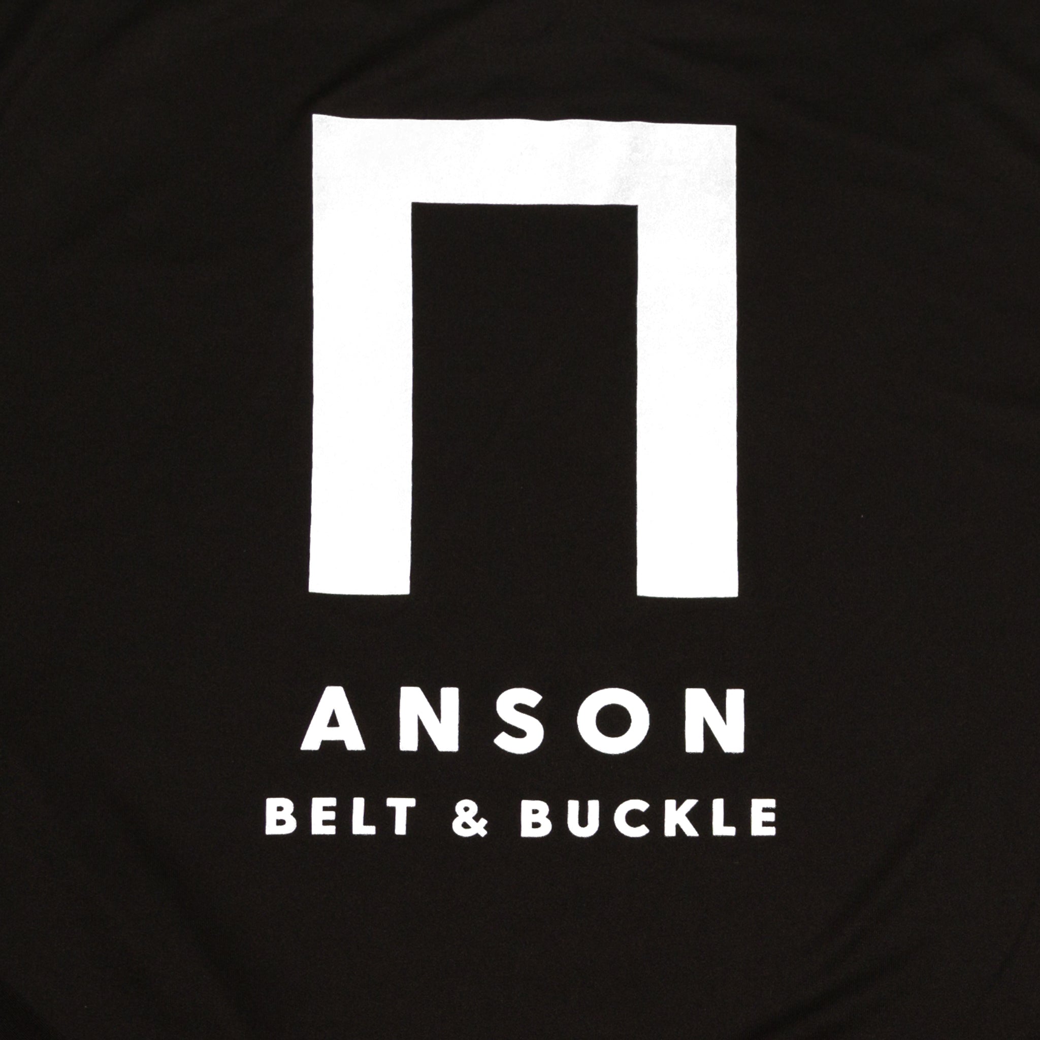 Black Anson Belt Performance Long Sleeve Tee for Men with Hanes Sport™ FreshIQ™ Cool DRI® Technology - Moisture Wicking Workout Shirt for Gym, Running & Outdoor Activities