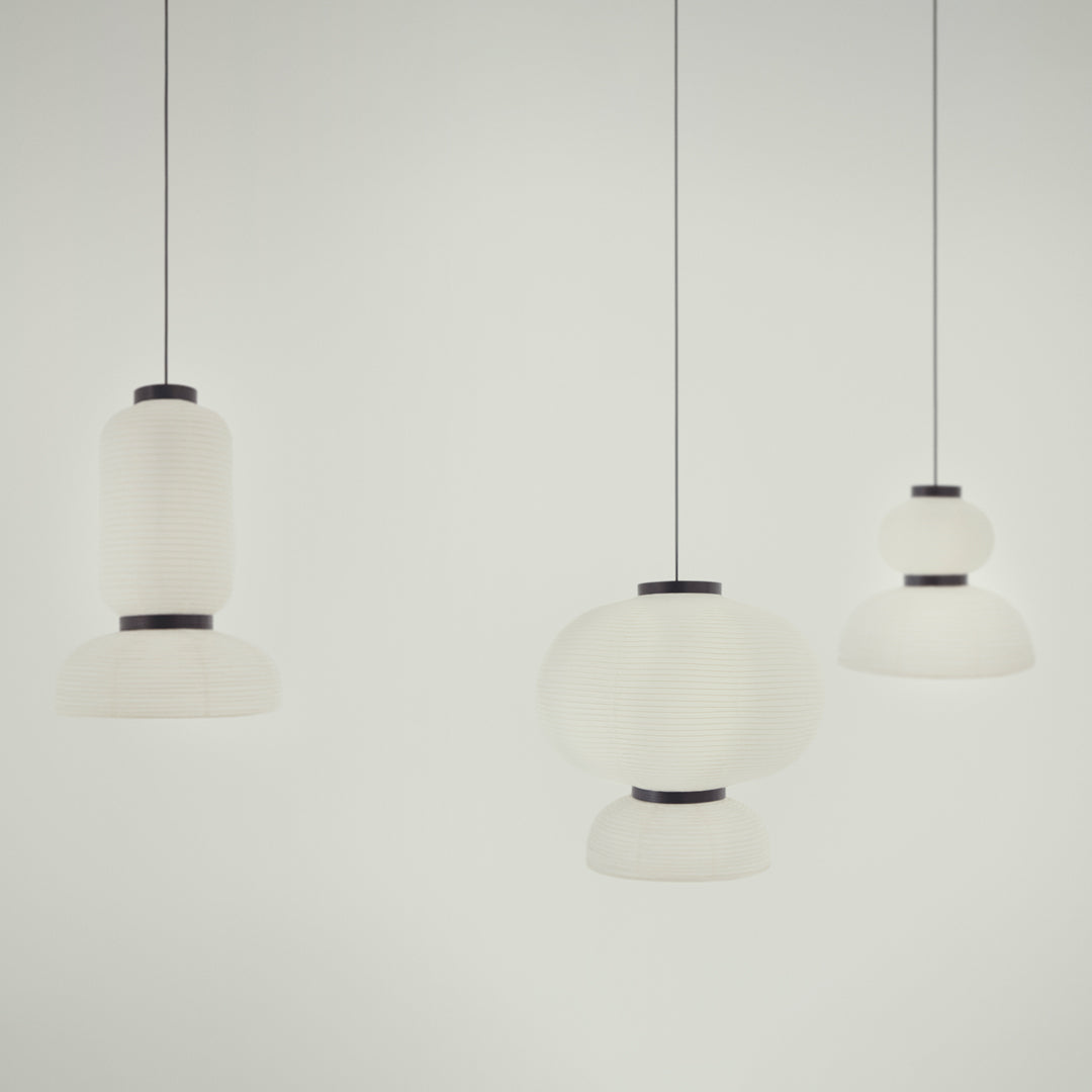 Formakami JH5 Pendant Light - Modern Paper Pendant Lamp for Dining Room, Living Room & Bedroom Lighting - Scandinavian Style Hanging Light Fixture