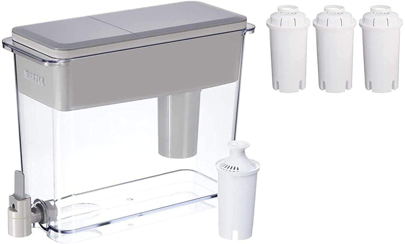 Ultramax 18-Cup Water Dispenser with Built-in Filters - Perfect for Home, Office & Outdoor Use