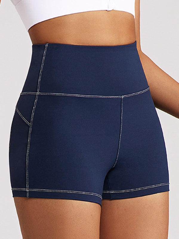 ZASUWA Women's Sexy High Waist Denim Shorts with Pockets - Quick Dry Comfort Stretch - Perfect for Summer, Beach, Gym & Casual Wear