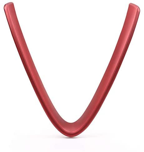 Alfa Romeo Giulia 2017-2019 Front Grille Trim - Frosted Red ABS Plastic Grill Frame (Excluding Stelvio & Quadrifoglio Models) | Style 2 | Perfect for Car Customization & Exterior Upgrades