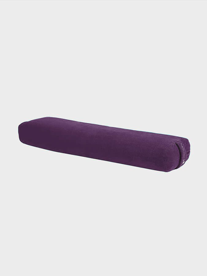 Manduka Lean Enlight Technology Meditation Bolster Cushion - Premium Yoga & Meditation Support for Home, Studio & Travel - Ideal for Back Pain Relief & Relaxation