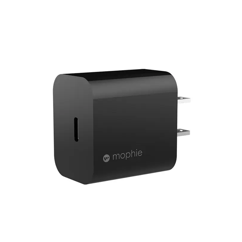 20W Mophie PD USB C Fast Wall Charger - Quick Charge for iPhone, Samsung, iPad - Perfect for Travel, Home & Office Use