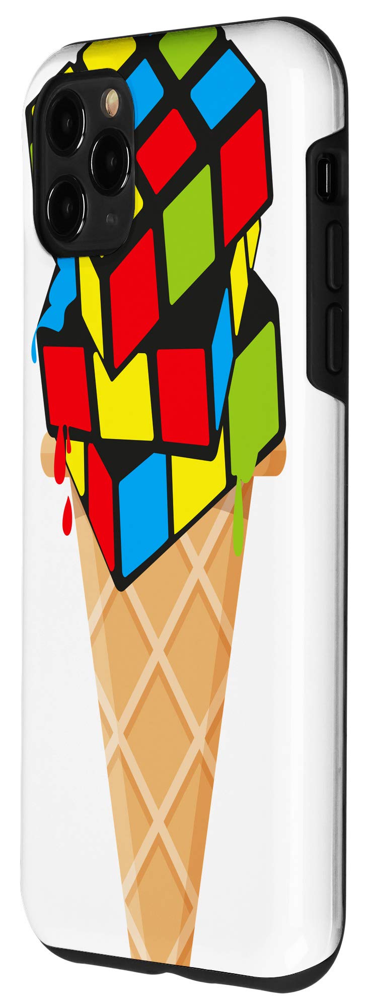 iPhone 11 Pro Max Ice Cream Cubed Case - Shockproof Slim Protective Cover with Precise Cutouts | Perfect for Everyday Use, Travel & Outdoor Activities