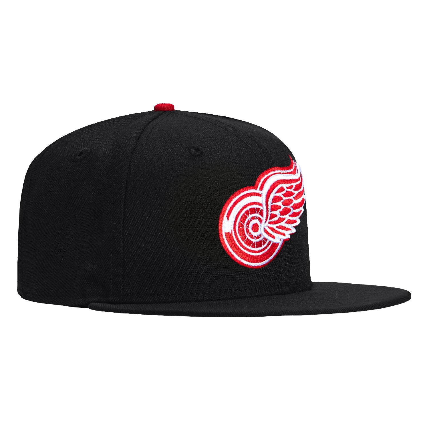 New Era 59Fifty Detroit Red Wings Adjustable Snapback Hat - Black - Official NHL Licensed Cap for Men & Women - Perfect for Baseball, Basketball, and Casual Streetwear Fashion