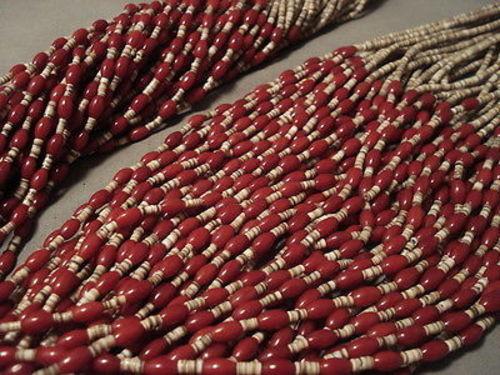 641 Grams 50 Strand Navajo Coral Heishi Beaded Necklace - Handmade Native American Jewelry for Women - Perfect for Boho, Festival, and Everyday Wear