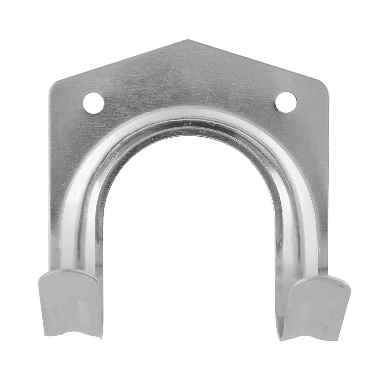 10 Pack Heavy Duty Galvanized Steel Utility Hooks - Wall Mount Organizer for Garden Tools, Garage Storage, Hanging Shovels, Rakes & Outdoor Equipment - Rustproof Metal Hooks for Shed, Workshop & Home Organization