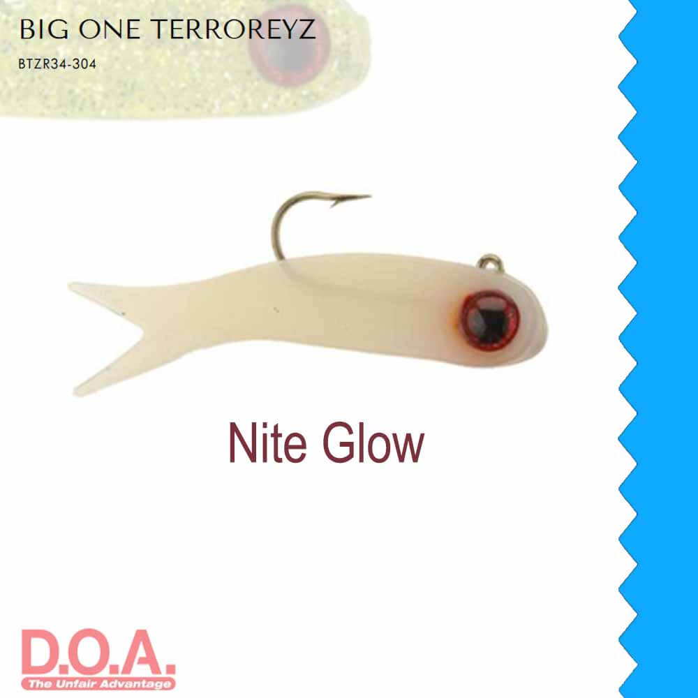 DOA Big One Terror Eyes Fishing Lure - Premium Saltwater Bass Fishing Bait for Freshwater & Saltwater Anglers - Perfect for Deep Sea, Lake, and River Fishing Adventures
