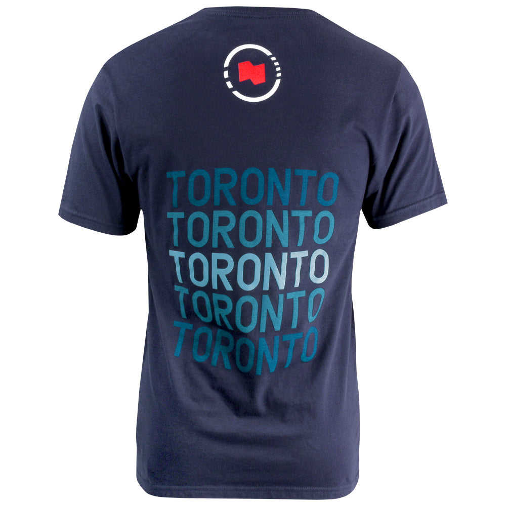 NBO Toronto Unisex Multi Toronto T-Shirt - Navy Blue Casual Tee for Men & Women - Perfect for Everyday Wear, Street Style & Travel