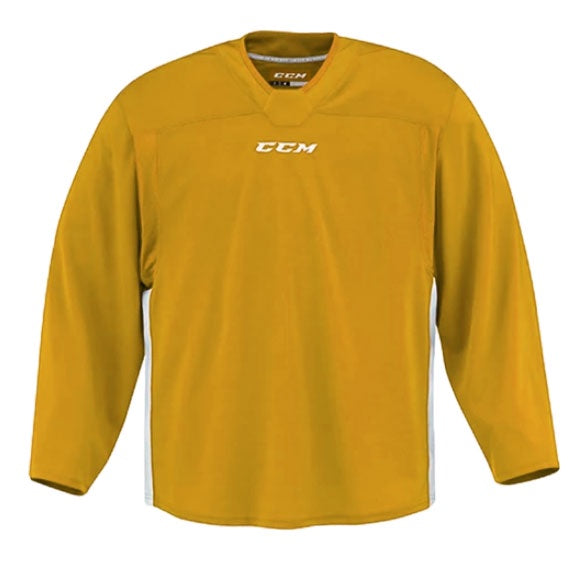 CCM Quicklite 60000 Sunflower/White Custom Hockey Practice Jersey - Lightweight Performance Hockey Shirt for Training & Games