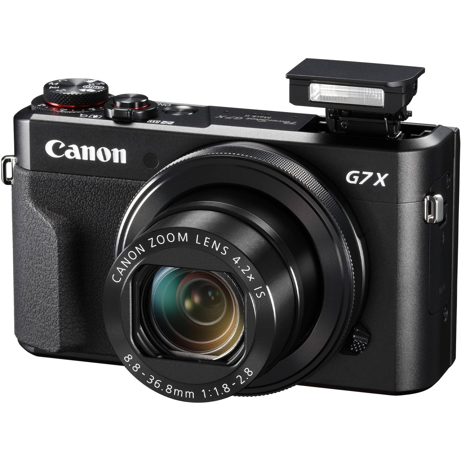 Canon PowerShot G7 X Mark II Digital Camera Bundle - 20.1MP 4.2x Zoom, 64GB Card, Case, Tripod & Accessories (11pc Renewed Kit) for Travel Photography & Vlogging