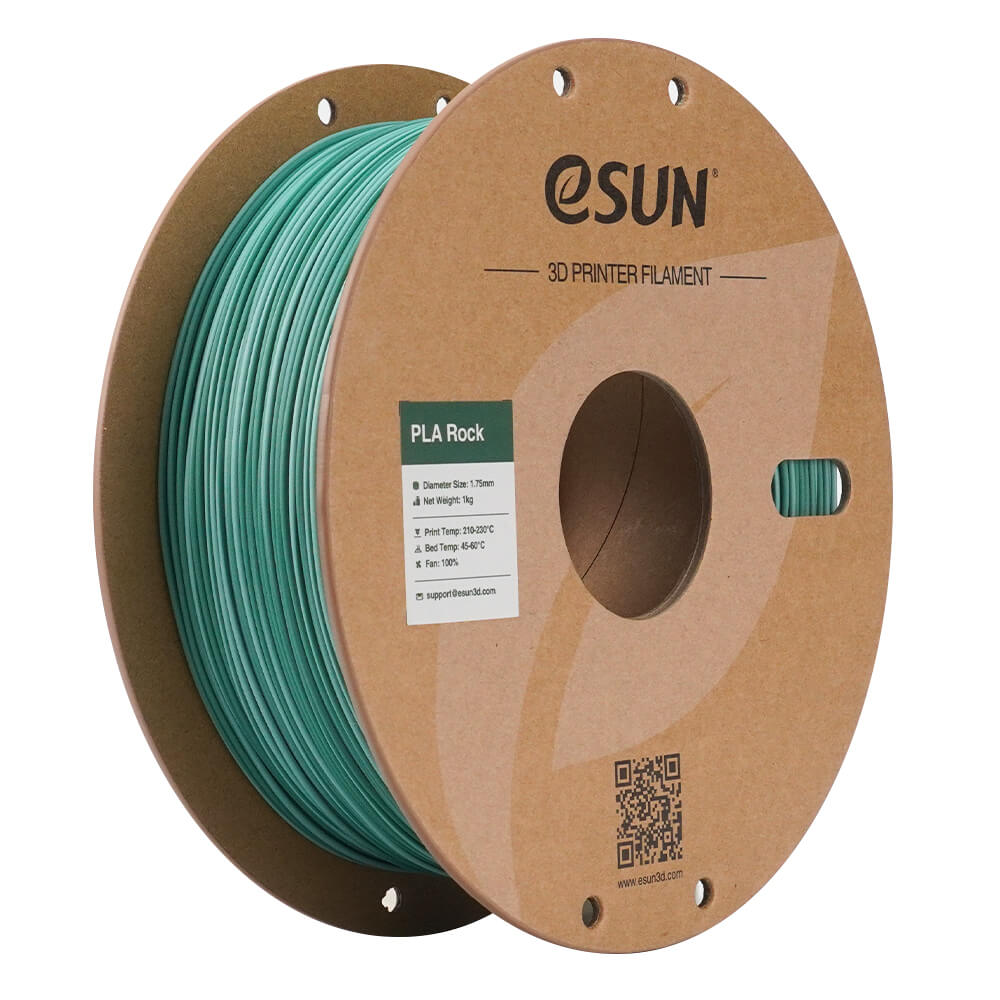 eSUN PLA Rock Filament 1.75mm 1kg Spool - Premium 3D Printer Filament for Cosplay, Miniatures & DIY Projects - High Strength, Low Warping, Smooth Printing