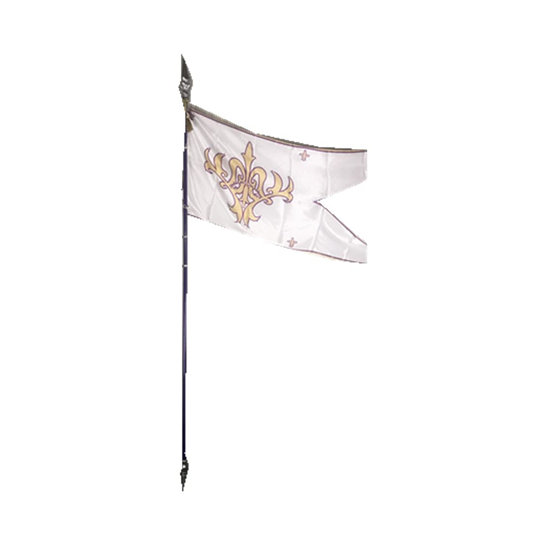 Fate/Grand Order FGO Ruler Jeanne D'Arc Cosplay Flag & Spear Prop Set - Anime Collectible & Convention Accessory for Cosplay, Display, and Themed Parties