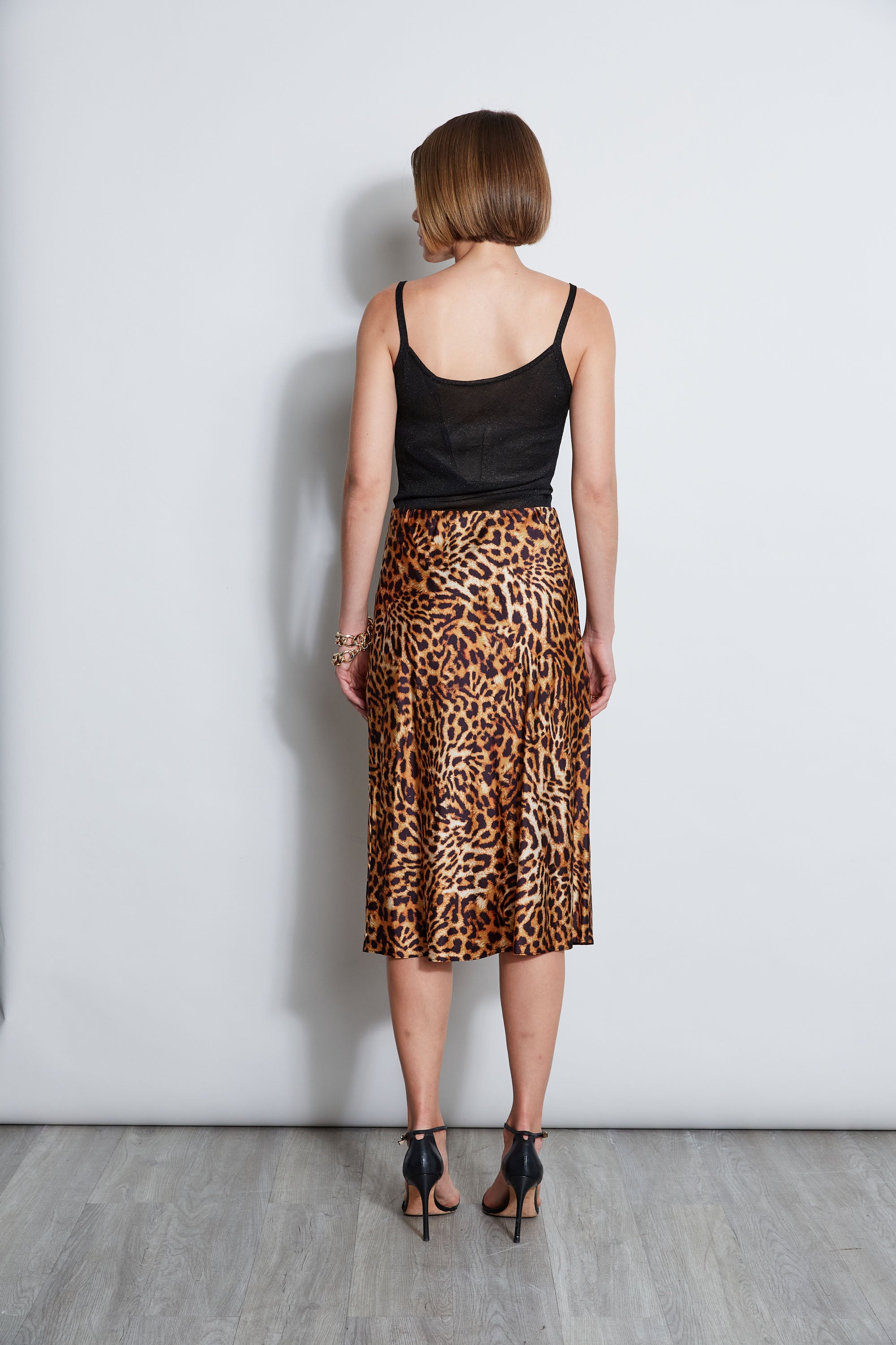 Wildcat Slip Midi Skirt - Women's Stretchy Comfortable Flowy Skirt for Casual & Office Wear | Perfect for Work, Date Night & Everyday Outfits
