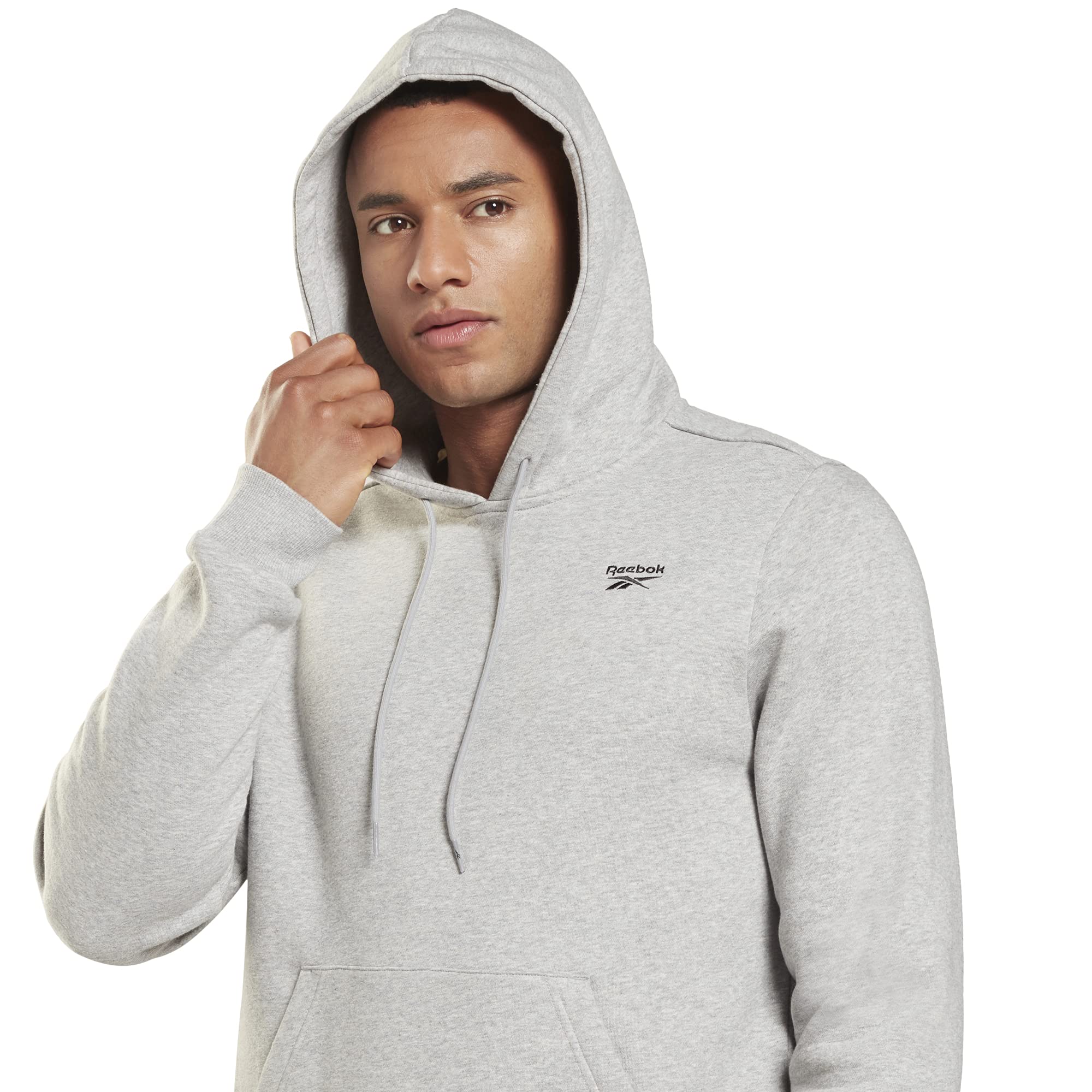 Reebok Women's Classic Fleece Hoodie - Soft Cotton Pullover Sweatshirt for Casual Wear, Gym & Lounge