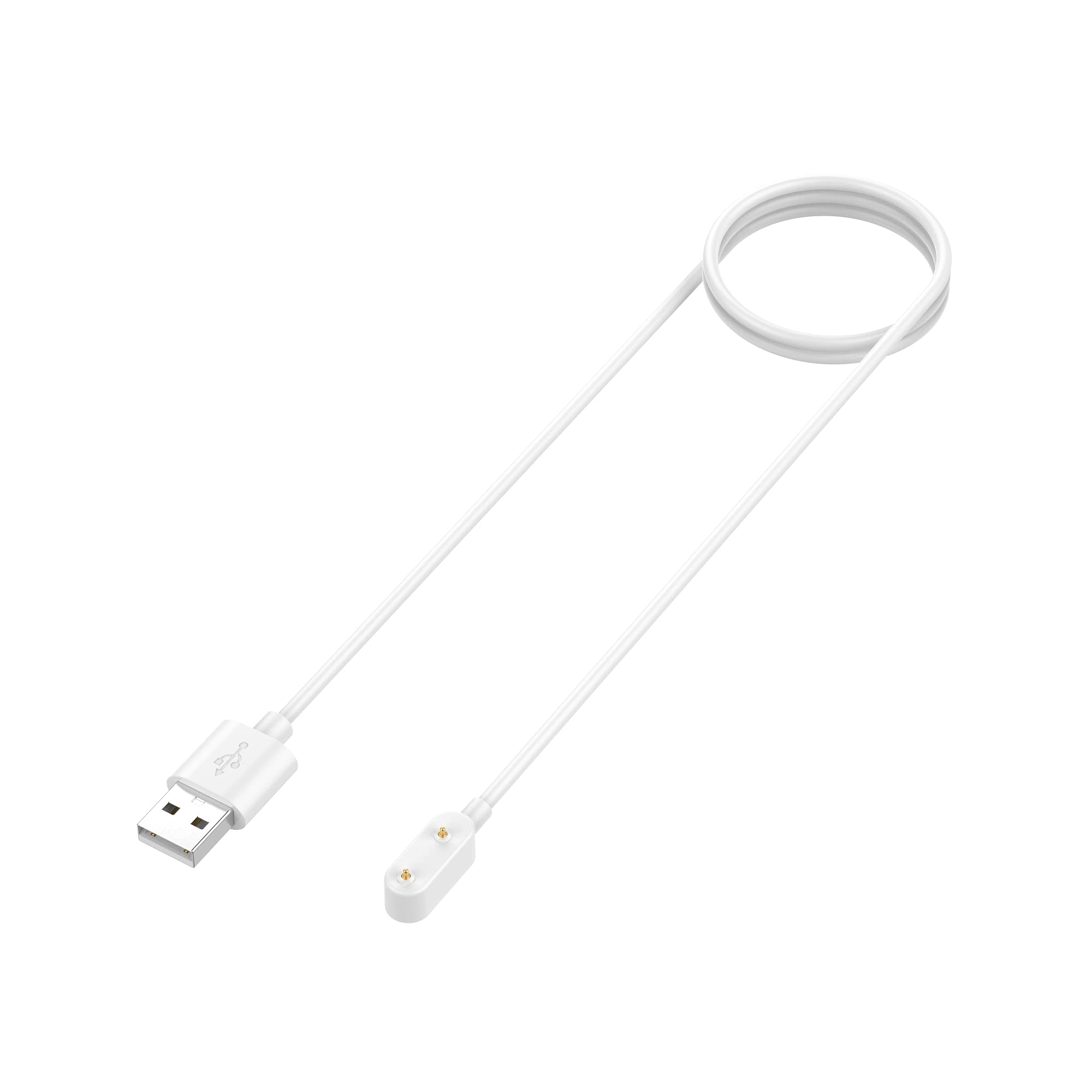 Huawei Honor Band 6 Charger - Portable USB Charging Cable Compatible with Huawei Watch Fit, Honor Watch ES, Honor Band 6 - Fast Charging, Durable White Cord - Perfect for Travel, Gym & Daily Use