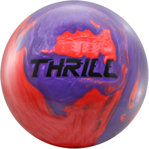 Motiv Top Thrill Bowling Ball - Purple/Red Performance Ball for Strikes & Spares | Perfect for League Play & Tournament Competition