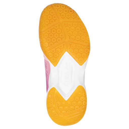 Yonex Power Cushion Aerus Junior Badminton Shoes for Kids - Lightweight & Comfortable Pastel Pink Sports Shoes for Indoor Court Play & Training