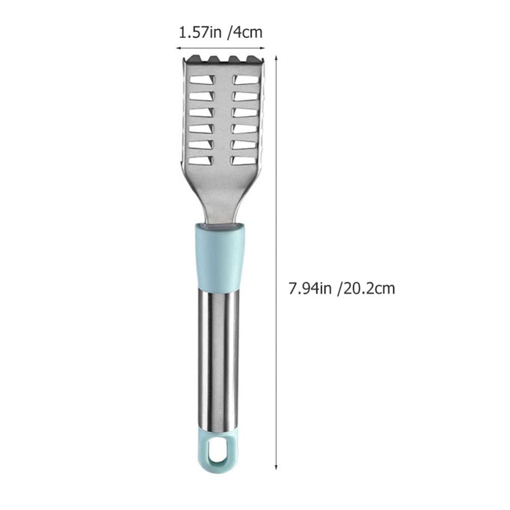 2 Pack Stainless Steel Fish Scale Remover Scraper - Efficient Fish Descaler Tool for Kitchen, Cleaning Fish Skin & Scales - Perfect for Home Cooking, Camping, and Seafood Prep