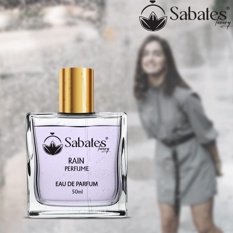 Sabates Rain For Her Women’s Premium Perfume - Long Lasting Floral Fruity Musk EDP (50ml) | Gift for Women, Daily Wear & Special Occasions