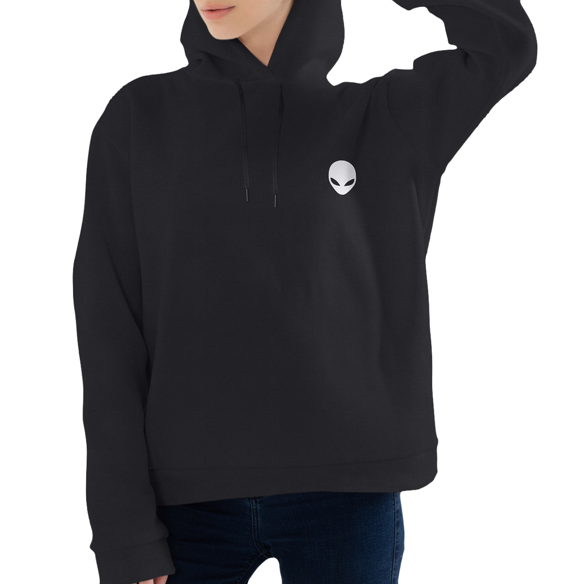 Alienware™ Performance Pullover Hoodie for Men - Black, XL Size - Comfortable Gaming & Casual Wear Hooded Sweatshirt for PC & Console Gamers
