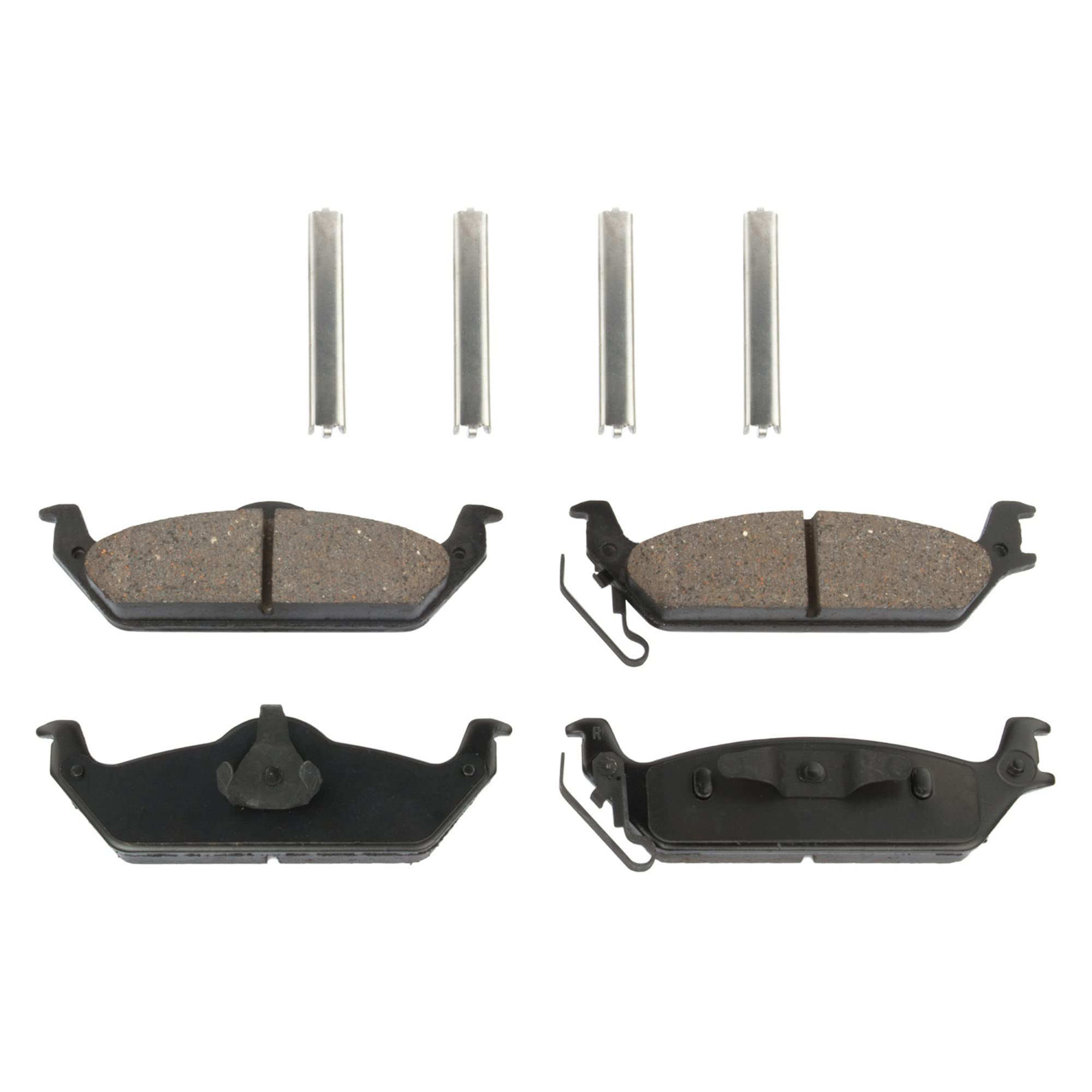High-Performance Rear Brake Disc and Pad Kit - 2-Wheel Set for 2003-2004 Dodge Dakota | Semi-Metallic Pads, 6-Lug Design, Durable Cast Iron | Perfect for Daily Commuting & Heavy-Duty Towing
