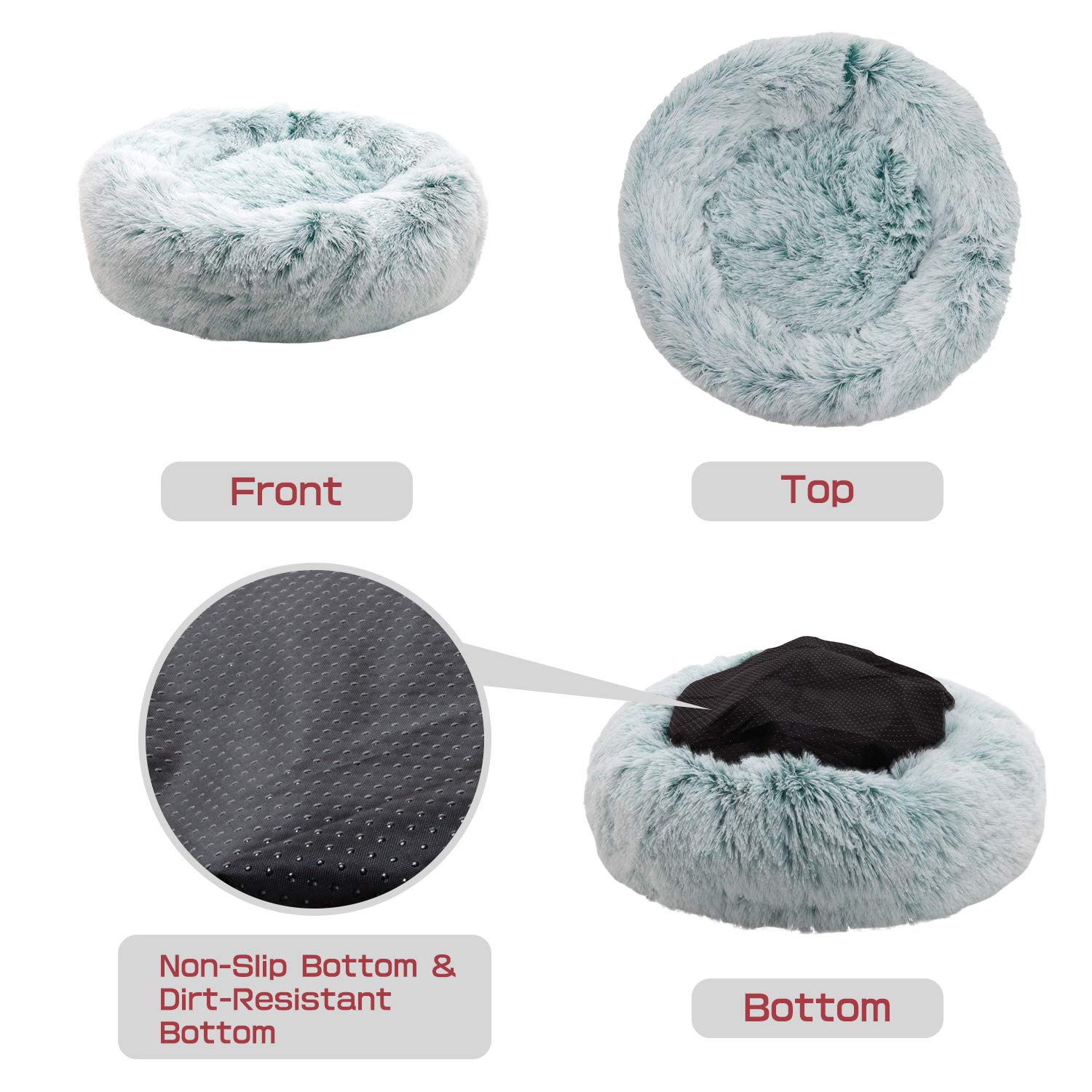Cozy Plush Cat & Dog Bed - 20