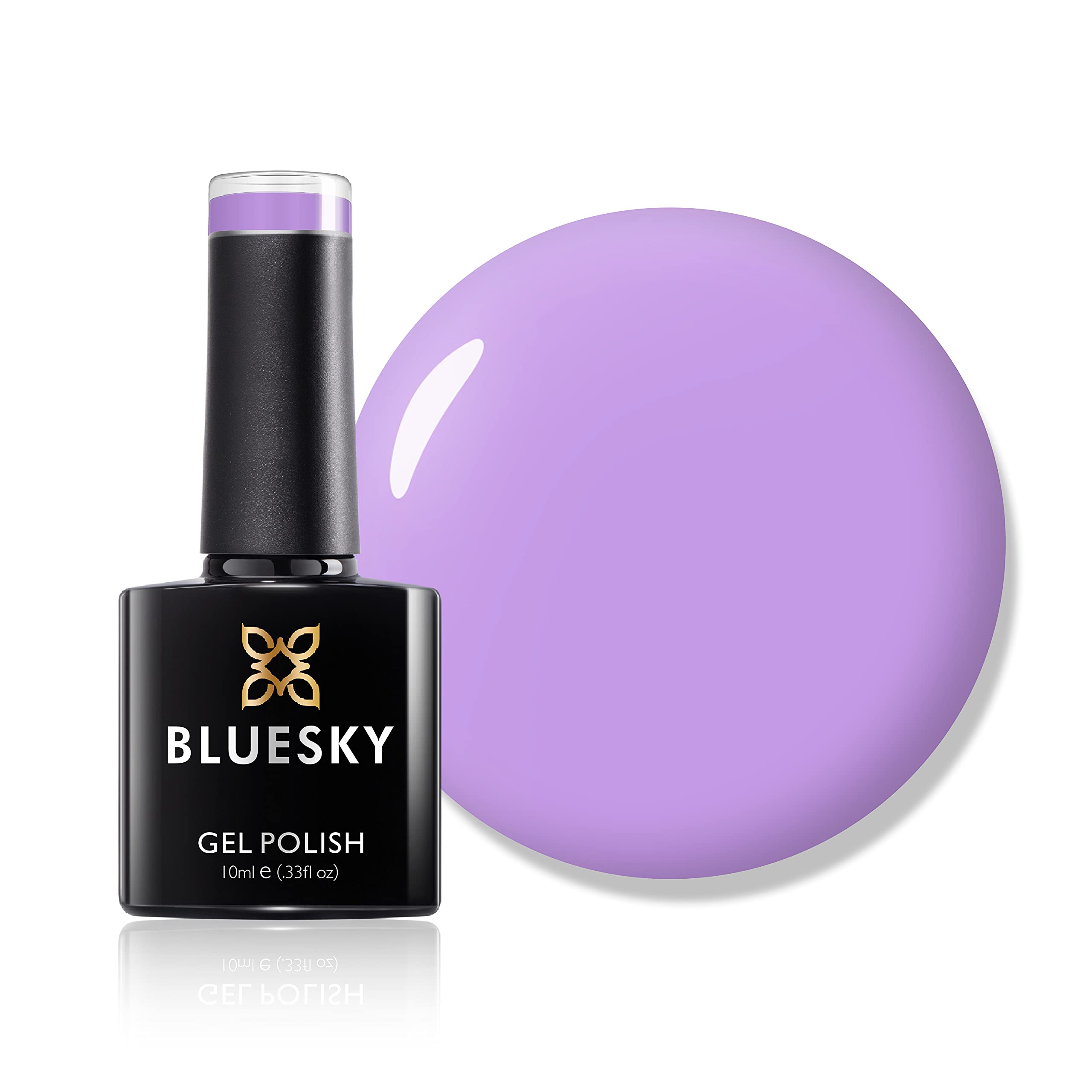Bluesky Gel Nail Polish - Lavender NEON23 Light Purple, Long Lasting & Chip Resistant UV LED Nail Polish (10ml) - Perfect for Salon Quality Manicures, Nail Art Designs & At-Home Nail Care